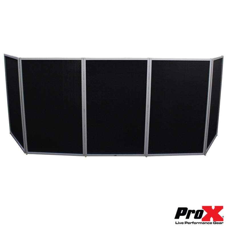 ProX XF-5X3048S 5 Panel Silver Chrome Frame DJ Facade W/ Stainless Quick Release
