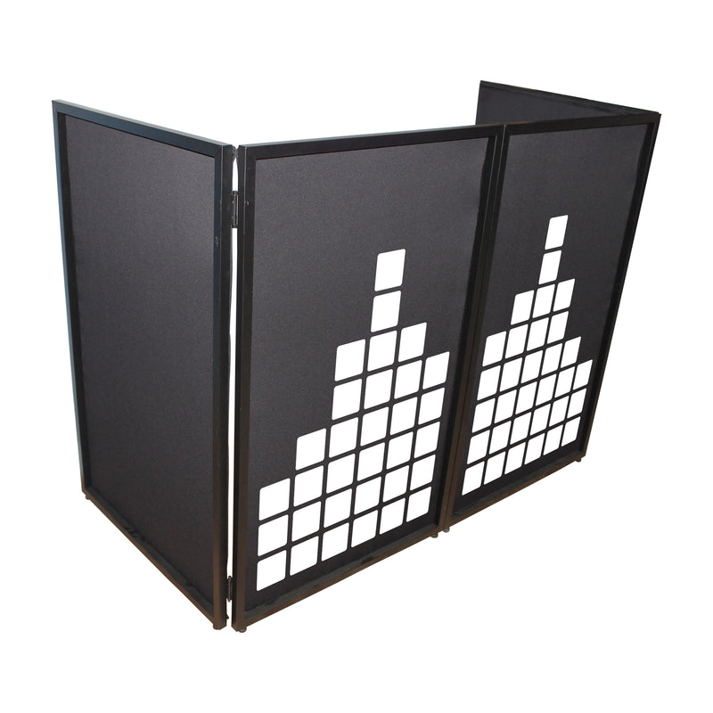 ProX XF-SMETERX2 Sound Meter Facade Enhancement Scrims (White Print on Black)