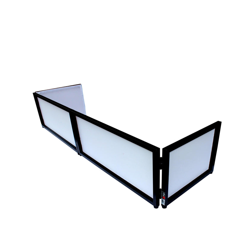 Ensemble de canevas de remplacement pour façade de table ProX XF-STTFW blanc de 6 pieds - 2 panneaux avant et 2 panneaux latéraux