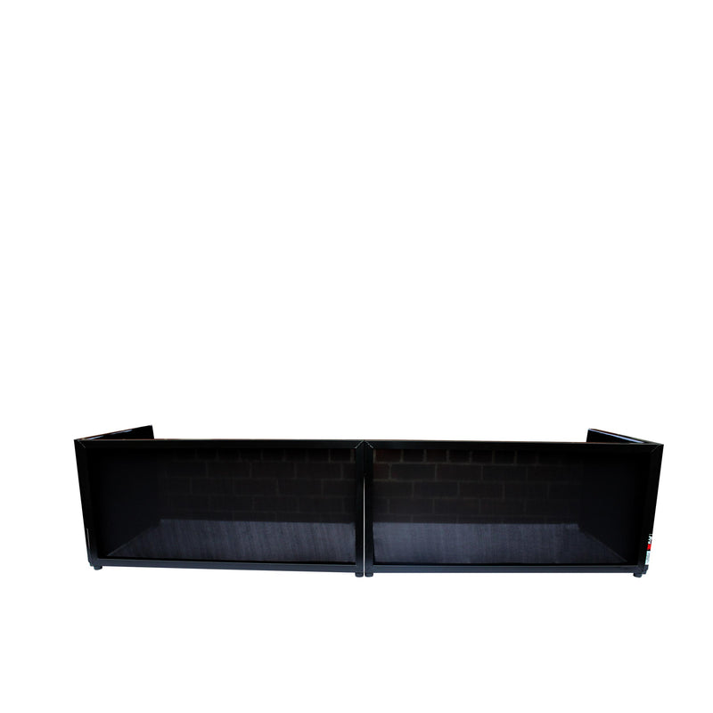 Ensemble de canevas de remplacement pour façade de table ProX XF-STTFB noir de 6 pieds - 2 panneaux avant et 2 panneaux latéraux
