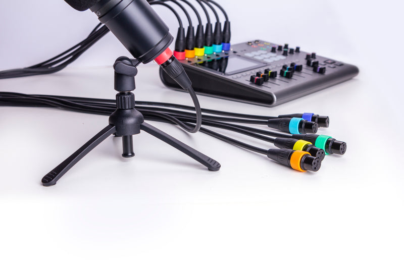 Zoom XLR-6C Mic Cable Color ID Rings