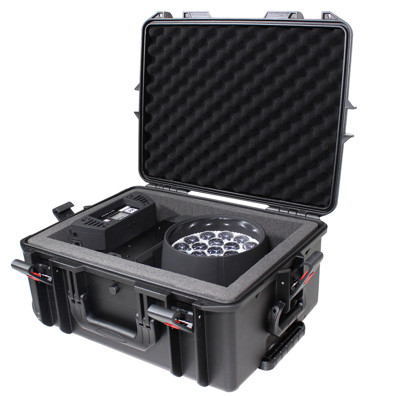 ProX VAULTX XM-1102HW Medium Universal Watertight Case W-Extendable Handle, Wheels and Pluck-N-Pak Foam