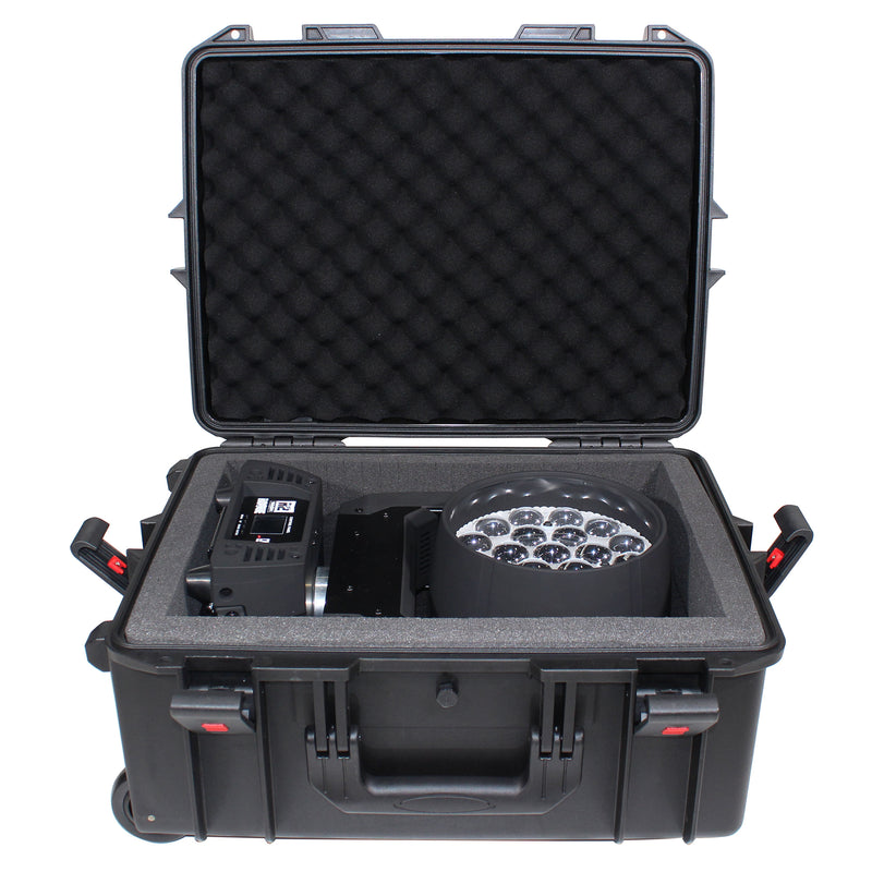 ProX VAULTX XM-1102HW Medium Universal Watertight Case W-Extendable Handle, Wheels and Pluck-N-Pak Foam