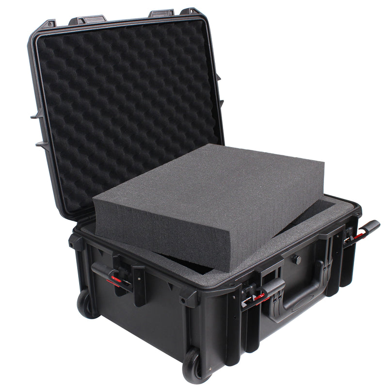 ProX VAULTX XM-1102HW Medium Universal Watertight Case W-Extendable Handle, Wheels and Pluck-N-Pak Foam