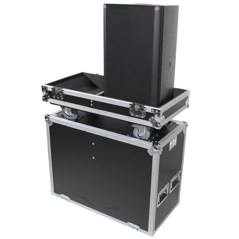 Flight case ProX X-QSCK12 ProX ATA pour 2 haut-parleurs QSC K12 ou K12.2