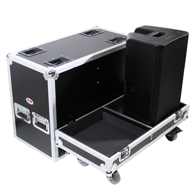 Flight case ProX X-QSCK12 ProX ATA pour 2 haut-parleurs QSC K12 ou K12.2