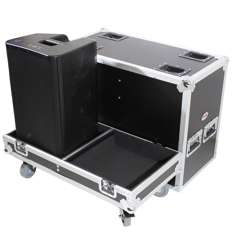 Flight case ProX X-QSCK12 ProX ATA pour 2 haut-parleurs QSC K12 ou K12.2