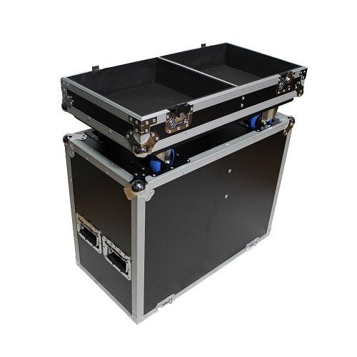 ProX XS-2X12-SPW Universal ATA Flight Case for Two 12 inch Speakers - Red One Music