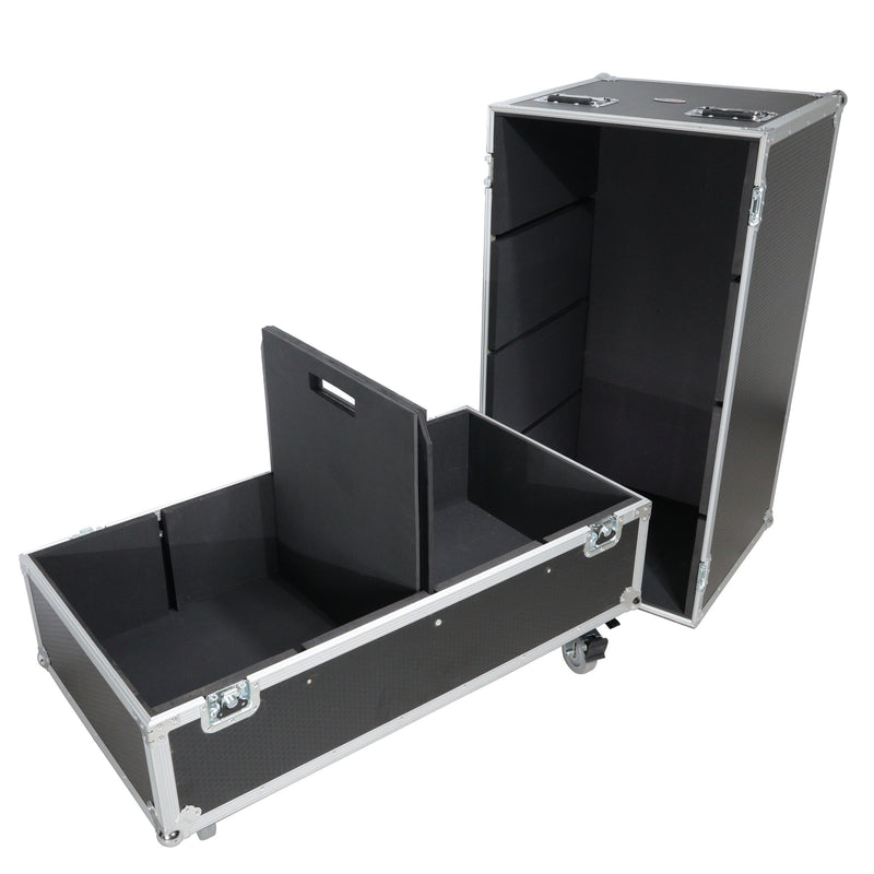 ProX XS-SP2X282020W Universal Dual ATA Speaker Flight Case Fits 2 pcs 28x20x20 Inch Speakers