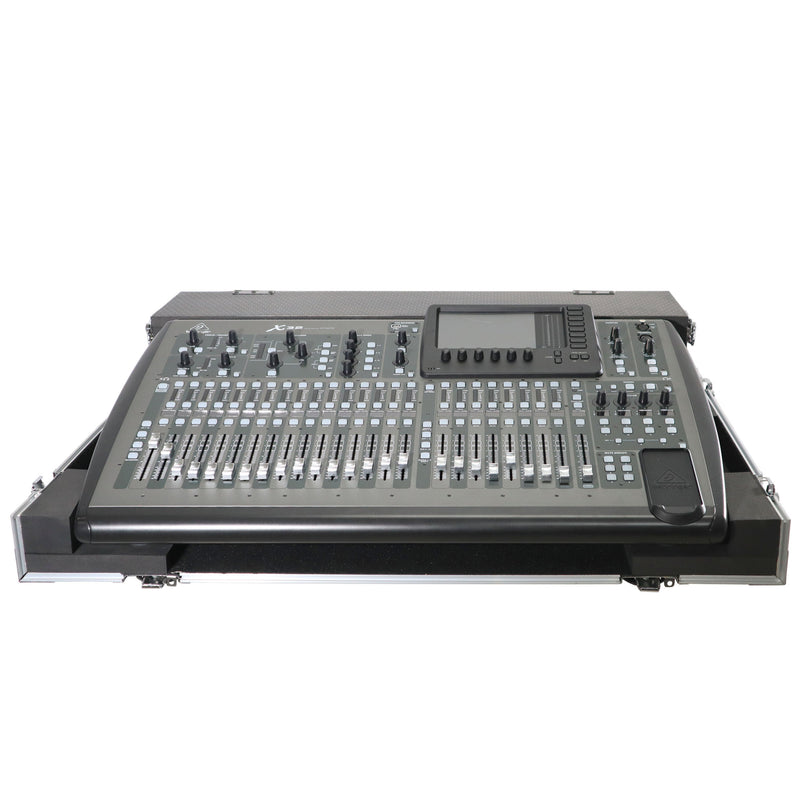 ProX XS-BX32DHW Flight Hard Road Case ProX Mixer Case with Doghouse and Wheels fits Behringer X32