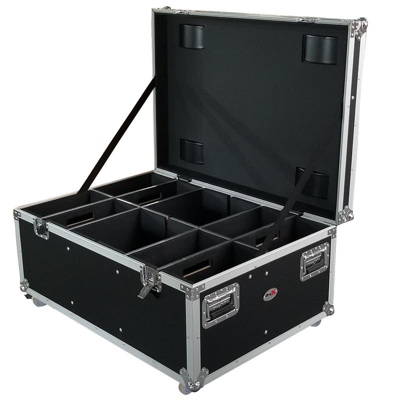 ProX XS-PARU612W Par Can Utility Case W-Wheels Will Hold 6 or 12 Par Lights