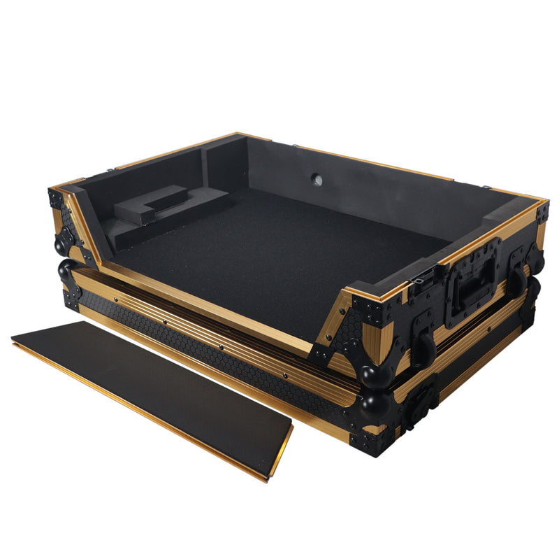 ProX XS-RANEONE-W-FGLD ATA Flight Style Road Case for RANE ONE DJ Controller w/Wheels (Limited Edition Gold)