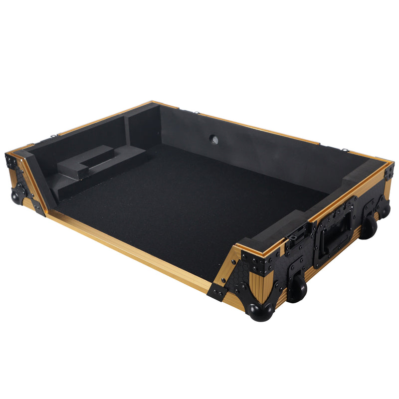 ProX XS-RANEONE-W-FGLD ATA Flight Style Road Case for RANE ONE DJ Controller w/Wheels (Limited Edition Gold)