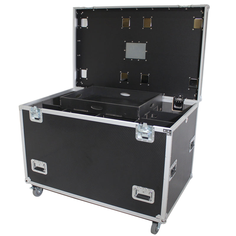 ProX XS-UTL483036W TruckPaX™ Heavy-Duty Truck Pack Utility Flight Case W-Divider and Tray Kit