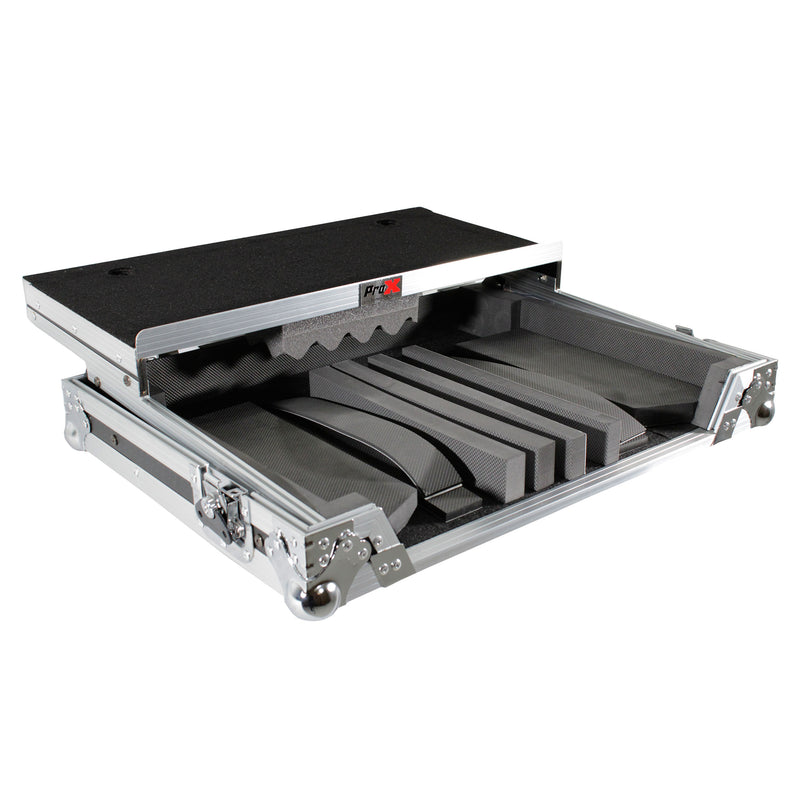 ProX XS-UXLTMK2 Universal Flight Case for Small to Medium Size DJ Controllers W/Sliding Laptop Shelf