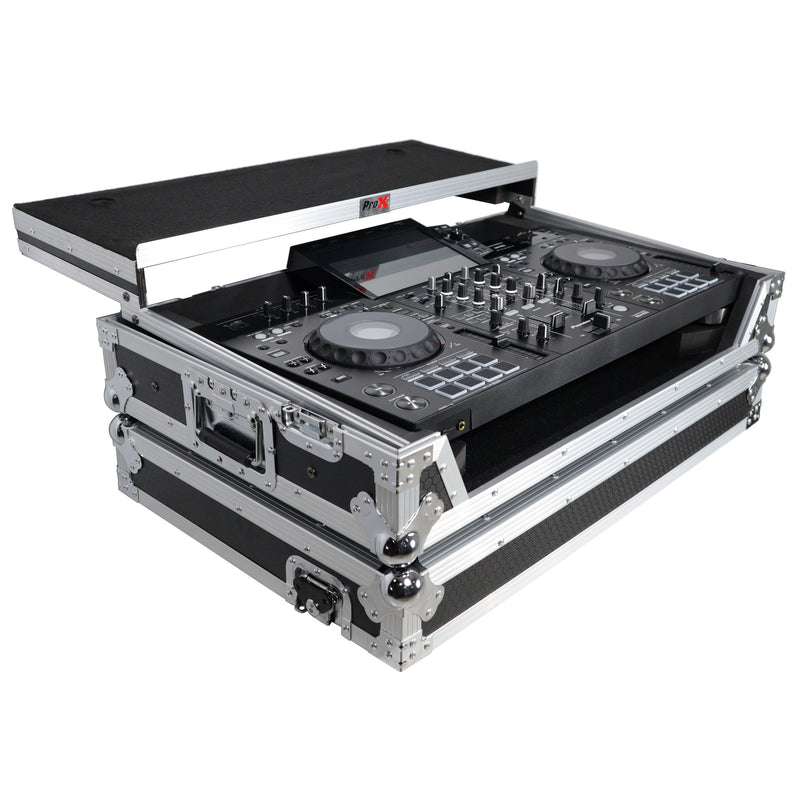 Prox XS-XDJRX3-WLT ATA Flight Case ATA Flight Case pour Pioneer XDJ-RX3 DJ Contrôleur avec plate-forme d'ordinateur