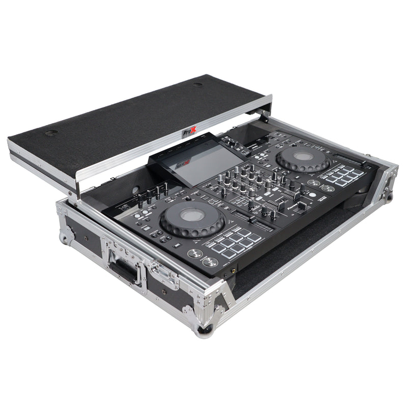 Prox XS-XDJRX3-WLT ATA Flight Case ATA Flight Case pour Pioneer XDJ-RX3 DJ Contrôleur avec plate-forme d'ordinateur