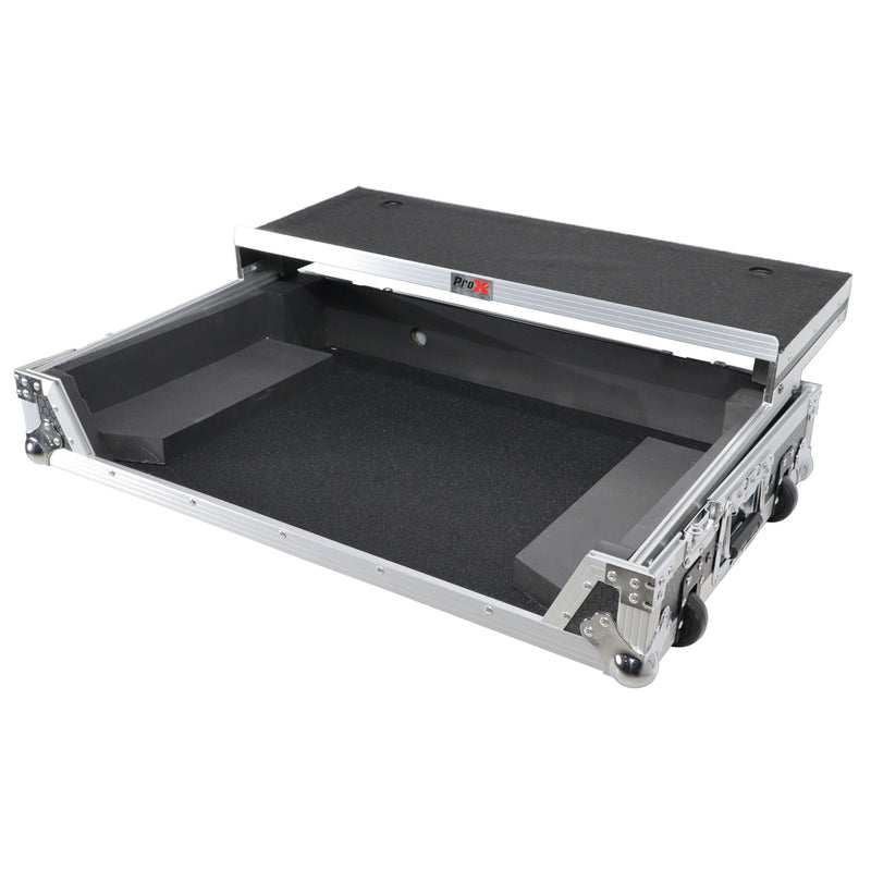 Prox XS-XDJRX3-WLT ATA Flight Case ATA Flight Case pour Pioneer XDJ-RX3 DJ Contrôleur avec plate-forme d'ordinateur