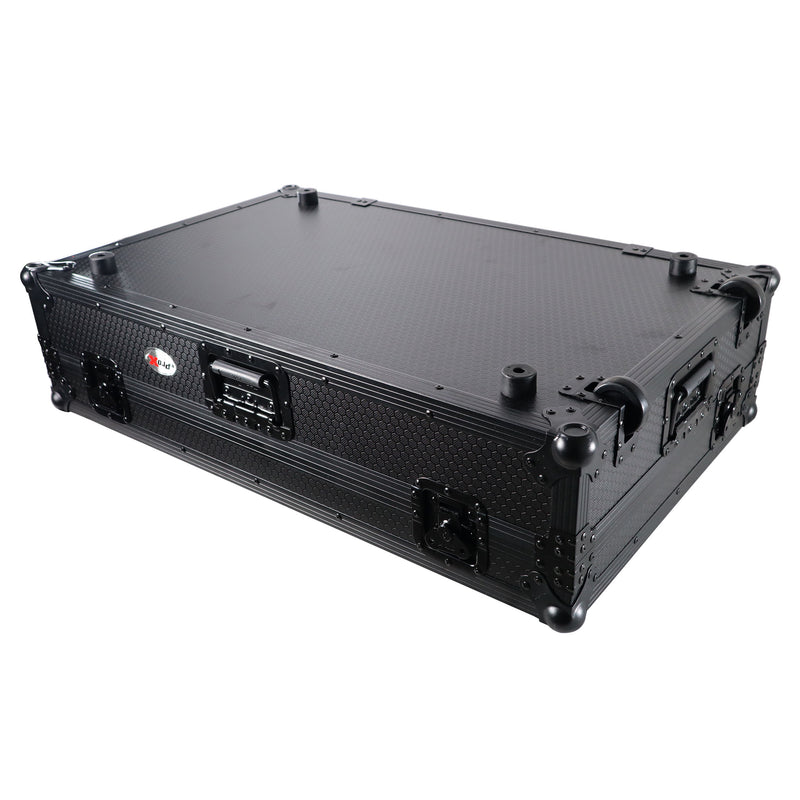 ProX XS-XDJXZ WBL Flight Case pour Pioneer XDJ-XZ Système DJ autonome avec roues - Noir sur noir