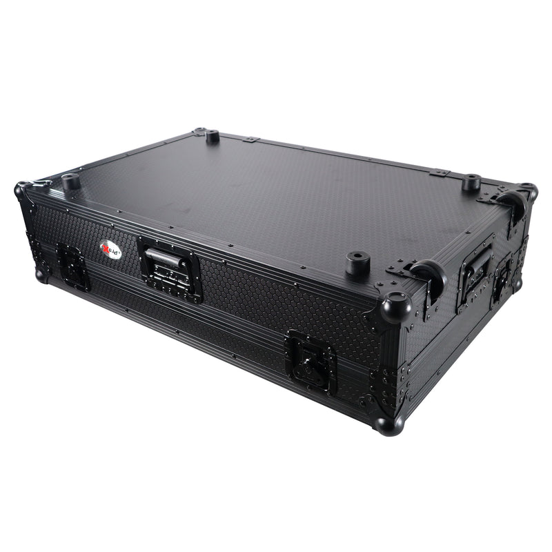 ProX XS-XDJXZWBL Flight Case for Pioneer XDJ-XZ Standalone DJ System w/ Wheels - Black on Black