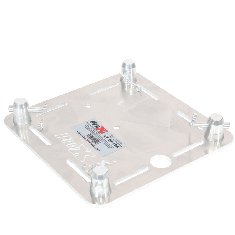 ProX XT-BP12A Aluminum Slotted Top Plate and Speaker Stud For F34 Truss Base - 12"