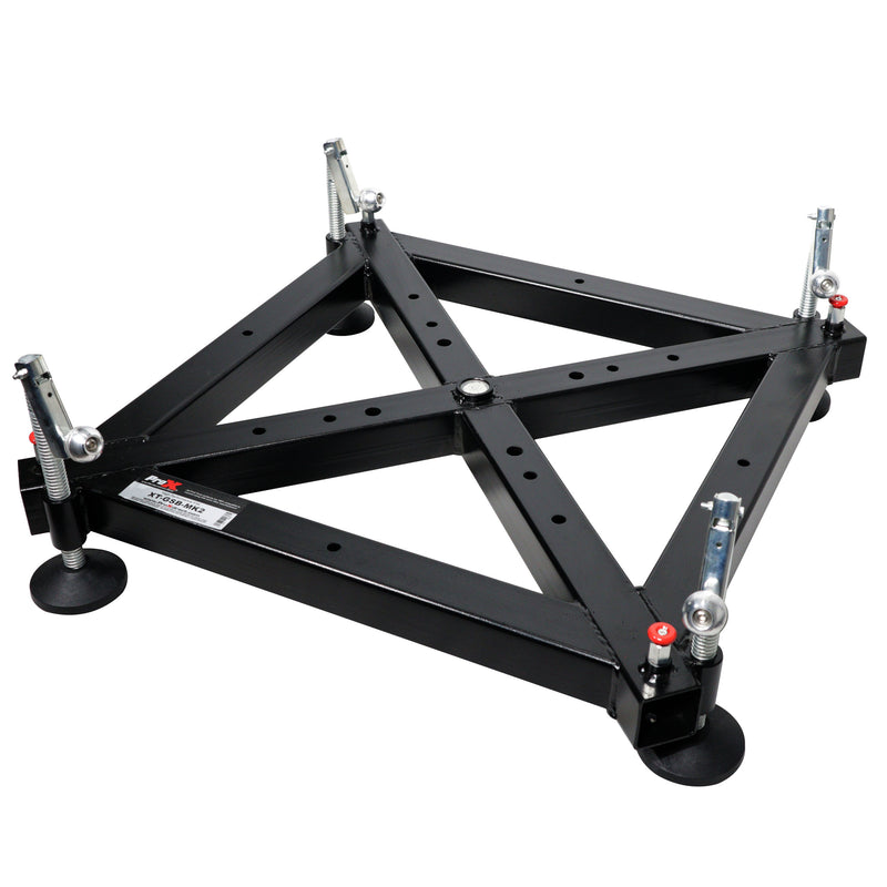 ProX XT-GSBMK3 Universal Vertical Tower Truss Ground Support Base on Wheels w/Leveling Jacks for F34, F44 and 12" Bolt truss