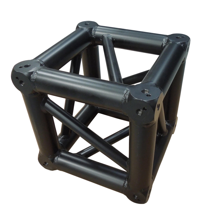 ProX XT-JB6W-4W-BLK 6 Way F34 Corner Block W/16 4 Way Half-Conical Couplers Black Powder Coated