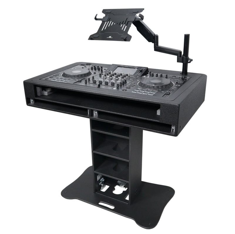ProX XZF-DJCTBL2UCASE Control Tower DJ Podium with Road Cases