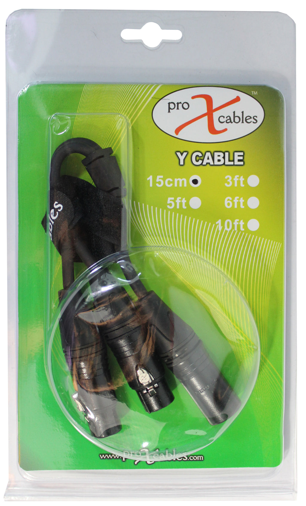 ProX XC-YXF25 25' Ft High Performace Y-Cable XLR-F to Dual XLR-M