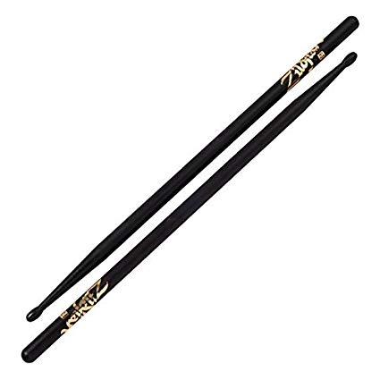 Zildjian Z5AB 5A Black Drumsticks Sticks Drum - Red One Music