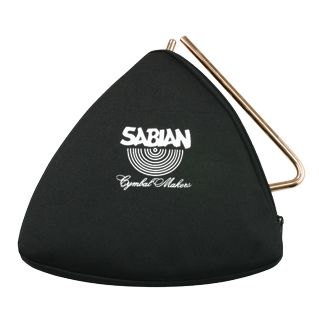 Sabian 61140-10 Black Zippered Triangle Bag - 10"