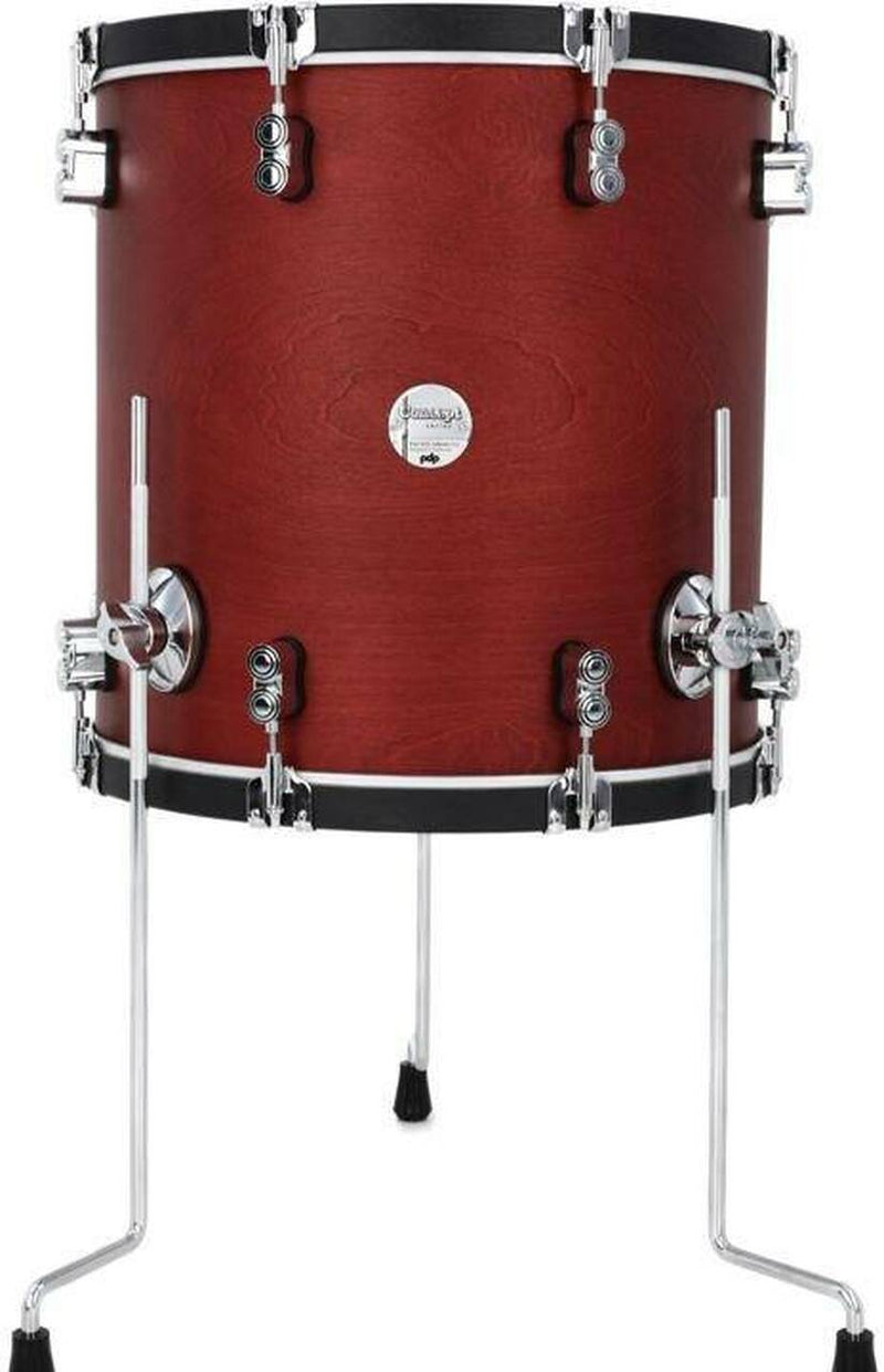 PDP PDCC1414FTOE Concept Maple Classic Tom au sol 14" x 14" - Tache de sang de bœuf