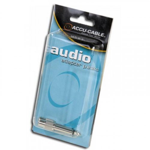 American DJ ACQMRCAF 1/4" Male to RCA Female Adapter (Pack of 2)