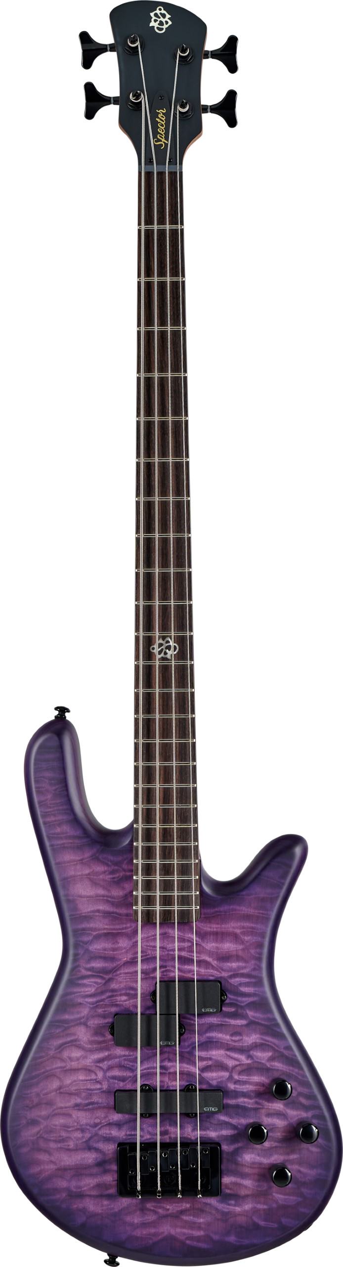 Spector NSPULSE4UVM NS Pulse Electric Bass w/ EMG Pickups - Ultra Violet Matte