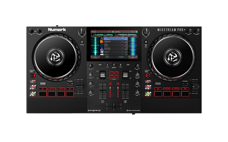 Numark MIXSTREAM PRO+ Contrôleur DJ de streaming autonome à 2 platines