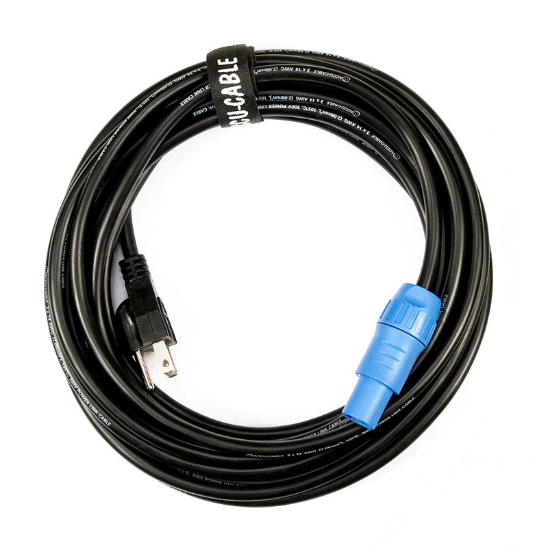 Câble PowerCON vers Edison American DJ SMPC25 - 25 pieds
