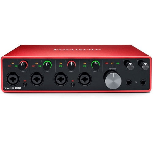Focusrite SCARLETT 18I8 3RD GEN USB Audio Interface - Red One Music