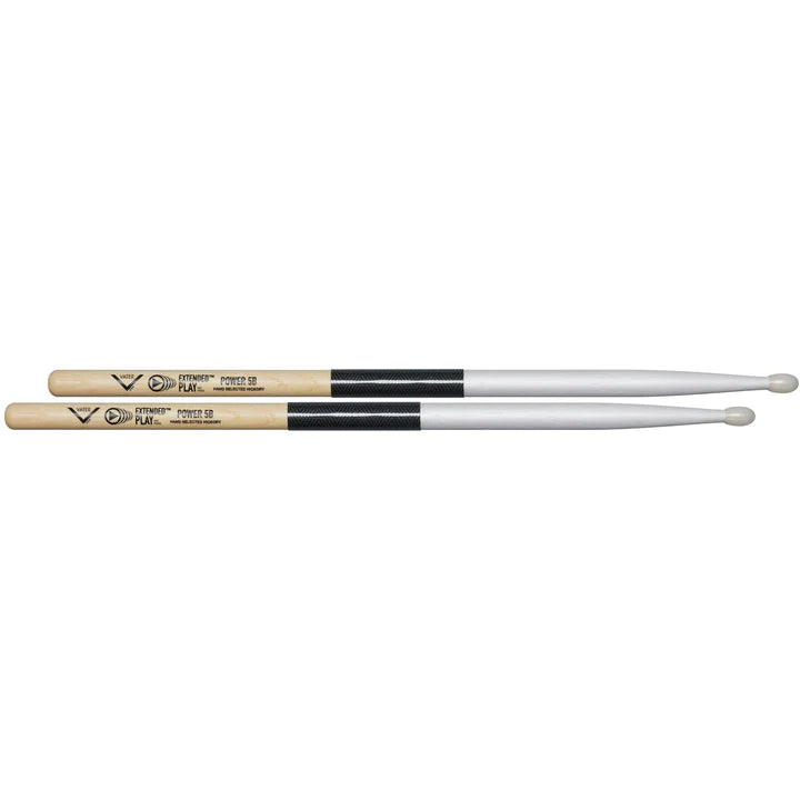 Vater VEPP5BN Extended Play Power 5B Nylon Tip Drumsticks