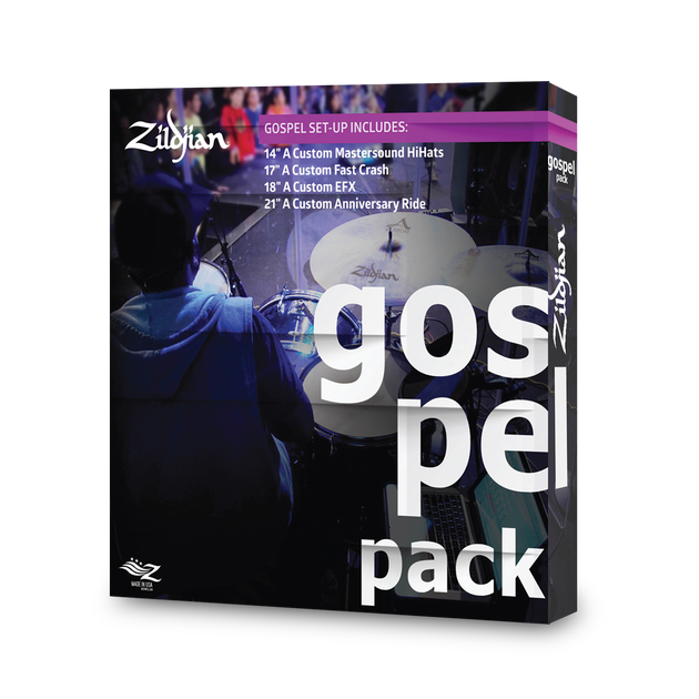 Zildjian AC0801G Un pack de cymbales Gospel personnalisé - 5 pièces 