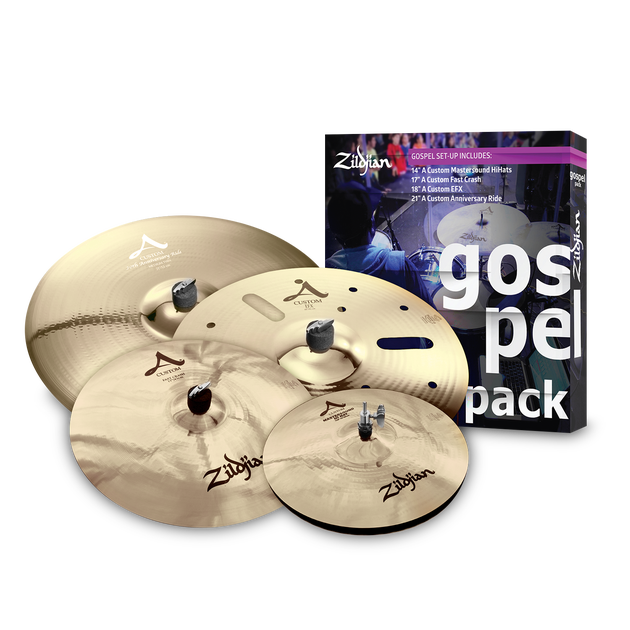 Zildjian AC0801G A Custom Gospel Cymbal Pack - 5 Pieces