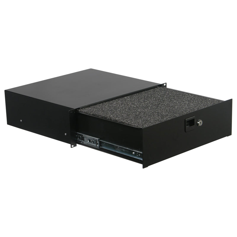 Odyssey ADFRD03 - 3U Rack Mountable Drawer with Interior Diced Foam