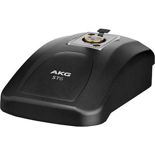 AKG ST6 Tabletop Stand for XLR Gooseneck Microphones (Matte-Black)