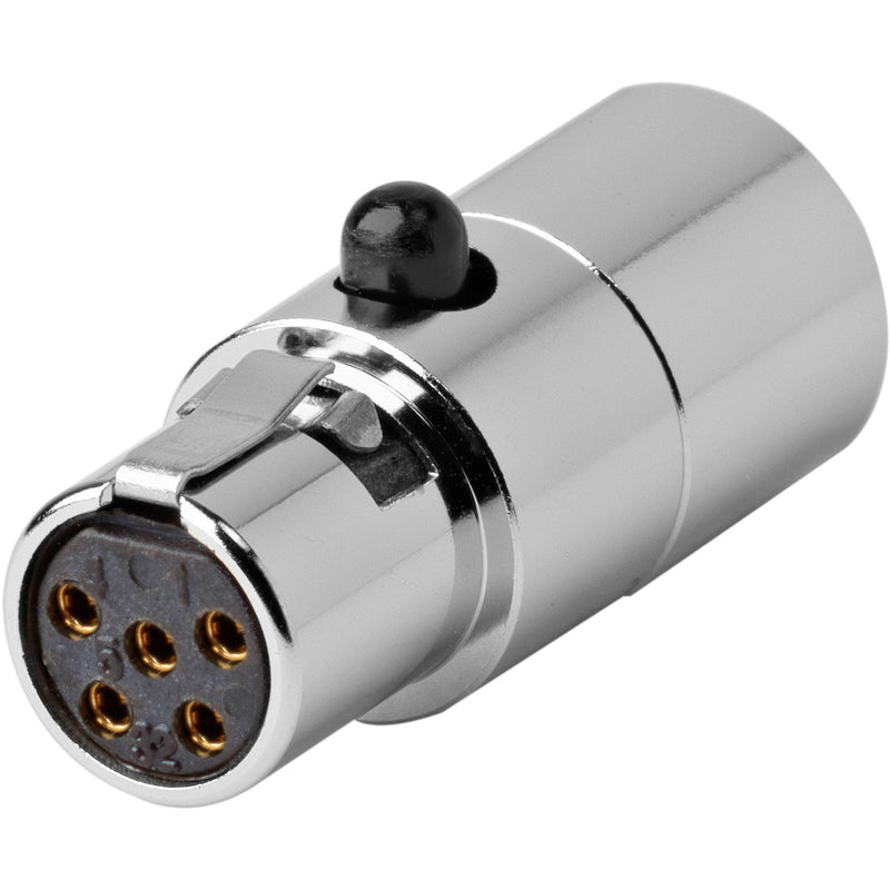 Connecteur adaptateur de microphone AKG MDA7 LEC MicroLite pour émetteur de poche Lectrosonics avec verrouillage TA5F à 5 broches