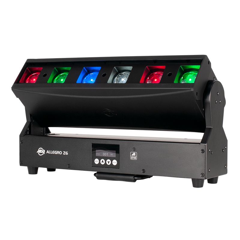 American DJ Allegro Z6 - 6x30W RGBW Linear Moving Light w/ Motorized Zoom Tilt