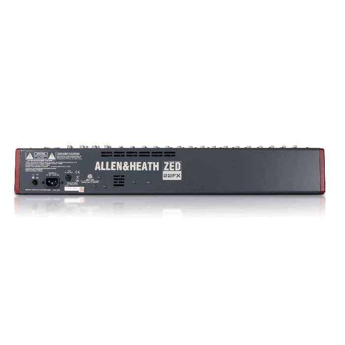 Allen  Heath Zed-22FX Multipurpose USB Mixer With FX - Red One Music