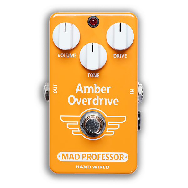 Mad Professor AMBER Overdrive Guitar Effects Pedal - Hand Wired