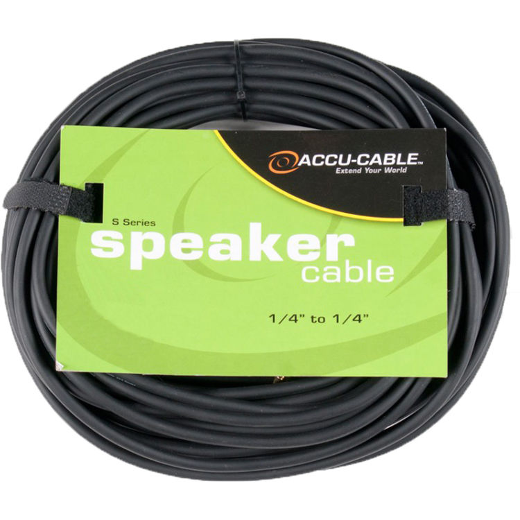 American DJ S2516 1/4" to 1/4" 16 Gauge Speaker Cable (25')