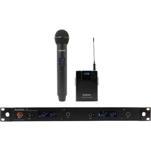 Audix Ap62 C2Bp Dual-Channel Diversity Receiver With Bodypack And Handheld Microphone - Red One Music