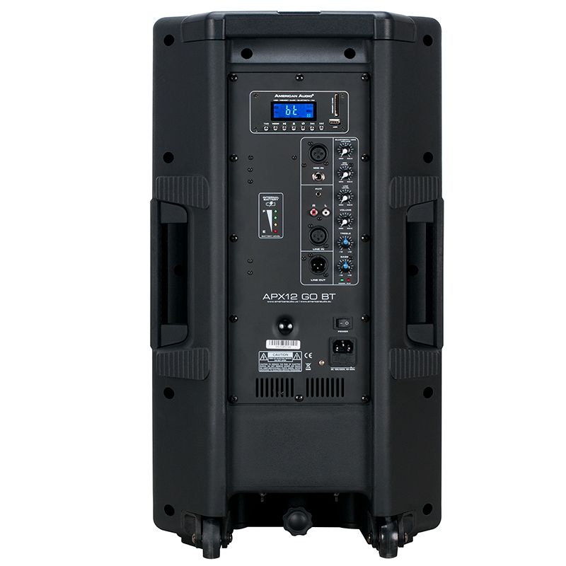 American DJ APX12-GO-BT 200W 12" 2-Way Battery Powered Active Bluetooth Loudspeaker