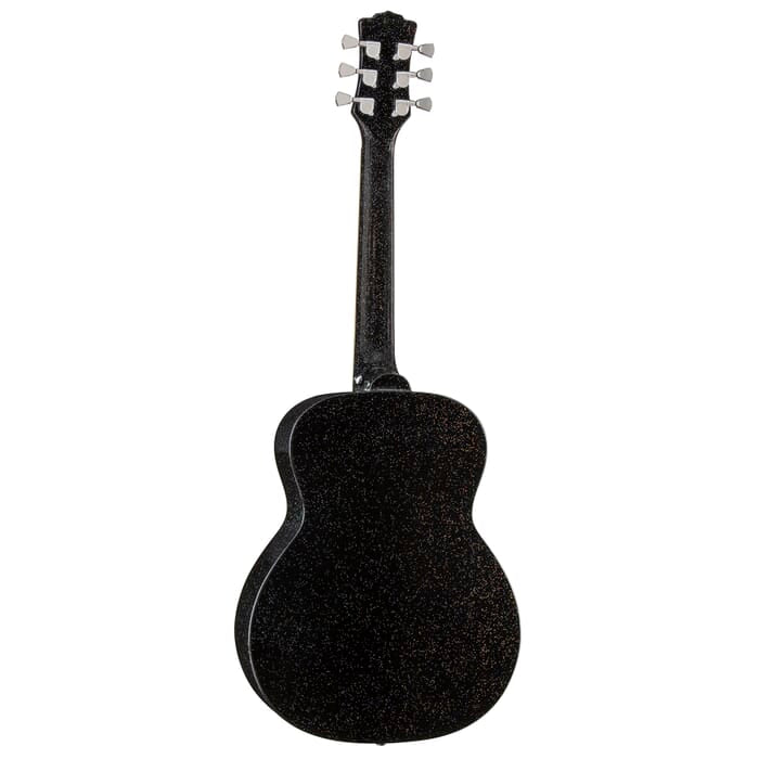 Luna AR BOR BLK Aurora Borealis 3/4 Acoustic Guitar (Black Pearl)